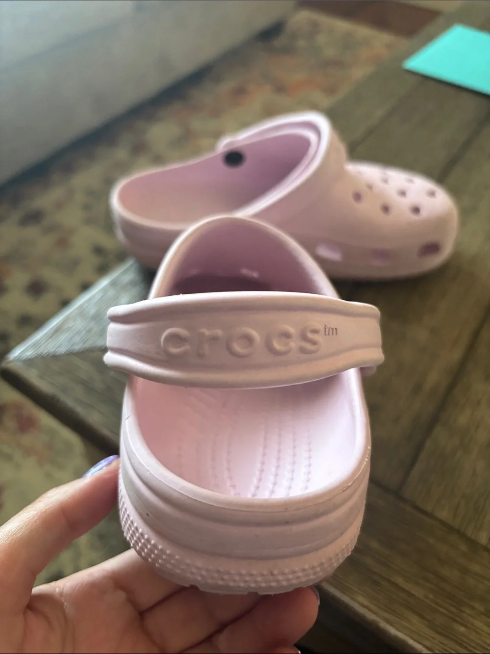 CROCS Classic Clog in Light Pink - Picture 2 of 5